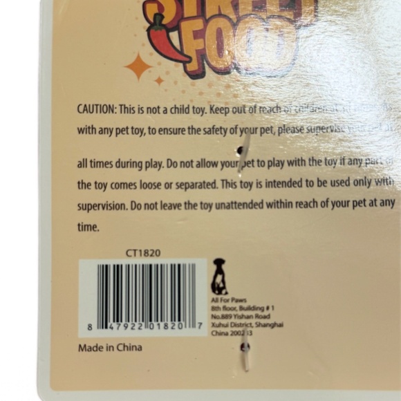 KitNip Kitty Cat STREET FOOD Interactive Wand Catnip Plush New Lot of 4 Cat Toys - Picture 14 of 16